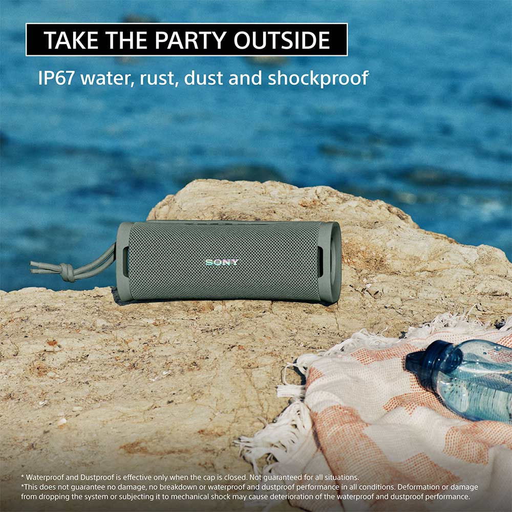New Sony ULT Field 1 Wireless Ultra Portable Bluetooth Compact Speaker With 12hrs Of Battery Life IP67 Waterproof,Dustproof,Shockproof,Detachable Strap(ULT Button For Massive Bass)